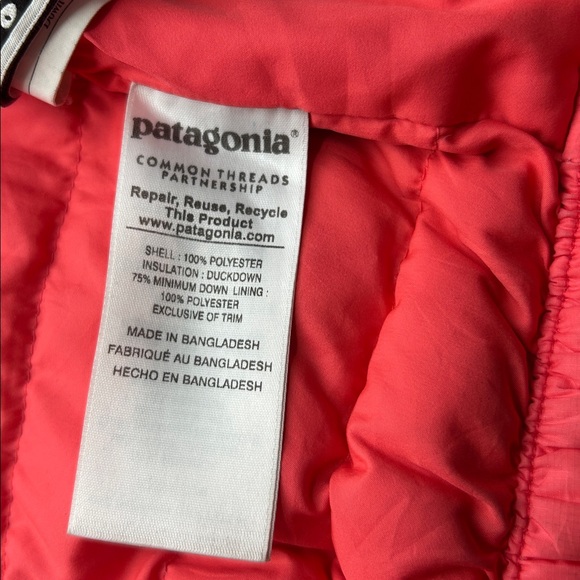 Patagonia Baby Pink Down Sweater Coat Puffer Jacket 3T - Picture 8 of 11